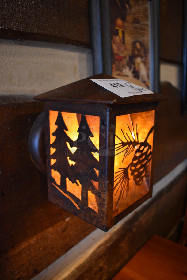 6 Wall Mount Light Covers. 6x7.5x8.5. 6 Times Your Bid! - Image 3 of 3