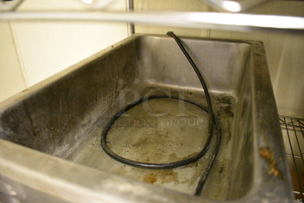 APW Wyott Model W-3V Stainless Steel Commercial Countertop Food Warmer. 120 Volts, 1 Phase. 14.5x23x9. Unit Was Working When Restaurant Closed! - Image 3 of 3