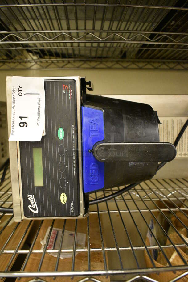 NICE! Curtis Model TCTS10067 Stainless Steel Commercial Countertop Iced Tea Machine w/ Poly Brew Basket. 120 Volts, 1 Phase. 10x21x34. Unit Was Working When Restaurant Closed! - Image 2 of 4