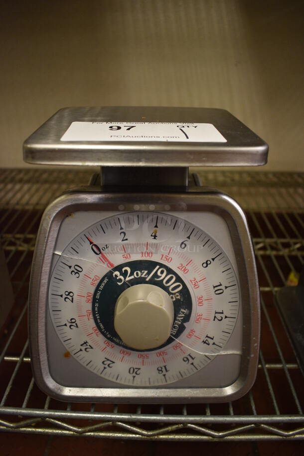 Taylor Metal Countertop Food Portioning Scale. 7x7x9 - Image 1 of 3