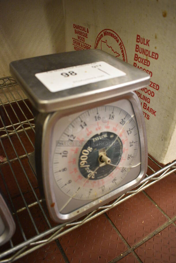 Taylor Metal Countertop Food Portioning Scale. 7x7x9 - Image 2 of 3