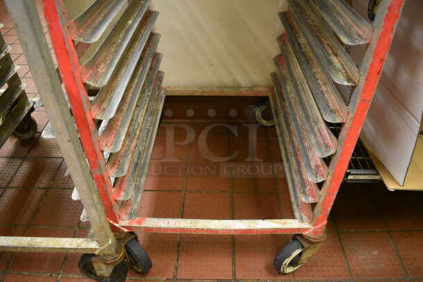 Metal Commercial Pan Transport Rack on Commercial Casters. 20.5x26x70 - Image 3 of 3