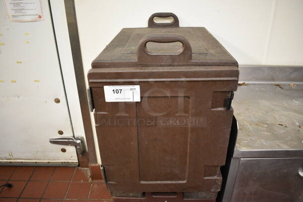 Carlisle Model NPC300N Brown Poly Insulated Food Carrying Case. 17x24.5x25 - Image 1 of 4