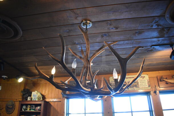 2 Antler Chandeliers. BUYER MUST REMOVE. 2 Times Your Bid! - Image 2 of 5