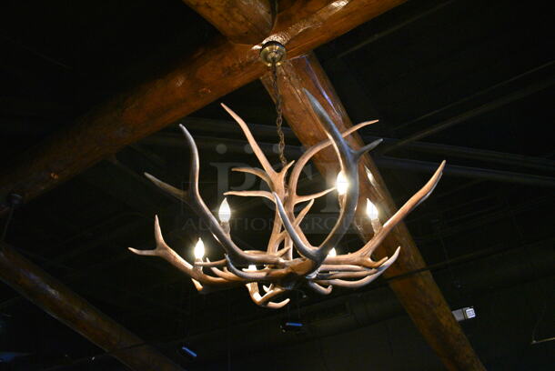 2 Antler Chandeliers. BUYER MUST REMOVE. 2 Times Your Bid! - Image 3 of 5