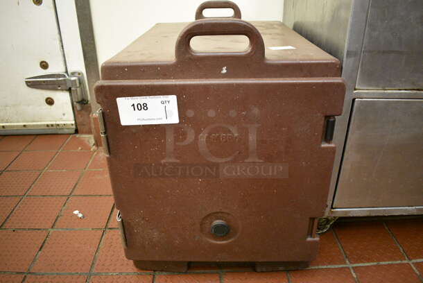 Cambro Model 300MPC Brown Poly Insulated Food Carrying Case. 17x24.5x25 - Image 1 of 5