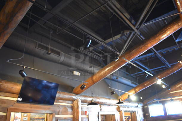 37 Track Lights on 10 Metal Strips. BUYER MUST REMOVE. 37 Times Your Bid! - Image 3 of 3
