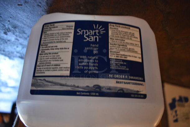 7 Smart San Hand Sanitizer Gel Bottles. 6x3.5x9. 7 Times Your Bid! - Image 2 of 2