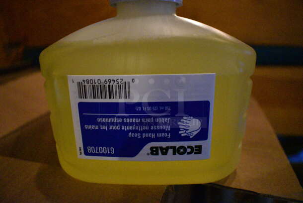 12 Ecolab Foam Hand Soap Bottles. 5x3.5x7.5. 12 Times Your Bid! - Image 2 of 3