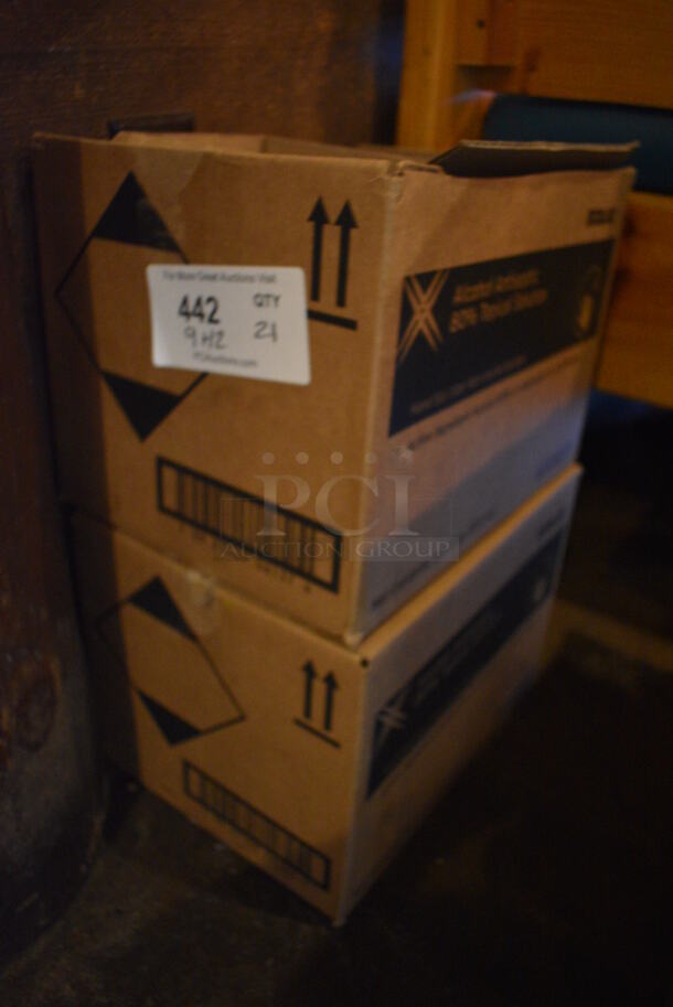 21 Bottles of Ecolab Alcohol Antiseptic Topical Solution Bottles. 2.5x2.5x8. 21 Times Your Bid! - Image 4 of 4