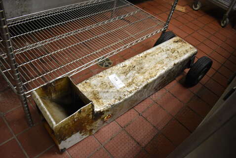 Metal Commercial Shortening Shuttle. 17x12x47