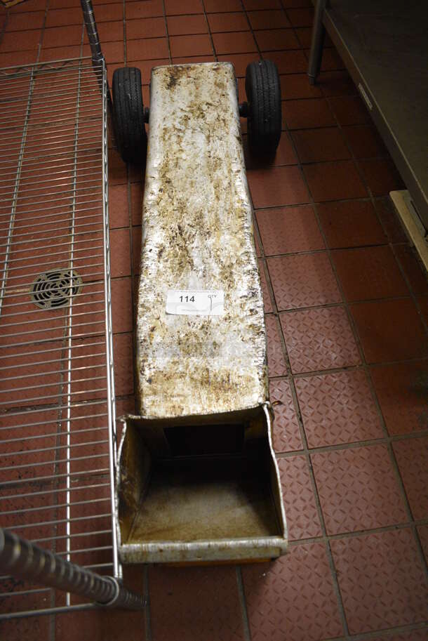 Metal Commercial Shortening Shuttle. 17x12x47 - Image 2 of 3