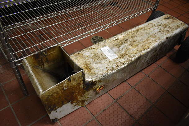 Metal Commercial Shortening Shuttle. 17x12x47 - Image 3 of 3