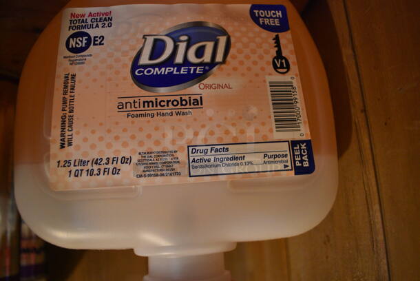 4 Dial Antimicrobial Foaming Hand Wash Bottles. 6x3x10. 4 Times Your Bid! - Image 2 of 3