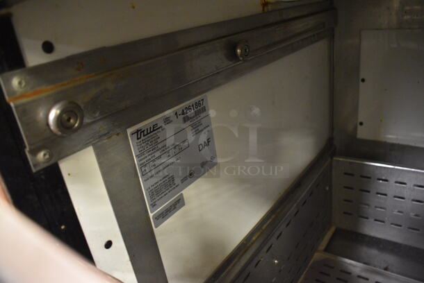 GREAT! 2006 True Model TPP-60D-2 Stainless Steel Commercial Pizza Prep Table w/ 2 Drawers and Door on Commercial Casters. 115 Volts, 1 Phase. 60x33x42. Unit Was Working When Restaurant Closed! - Image 6 of 7