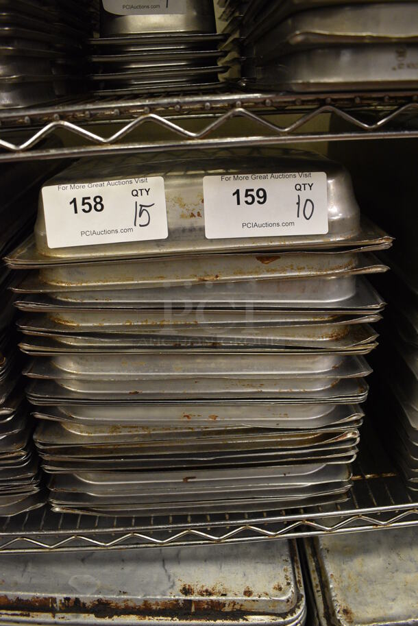 15 Stainless Steel Full Size Drop In Bins. 1/1x2. 15 Times Your Bid! - Image 1 of 2