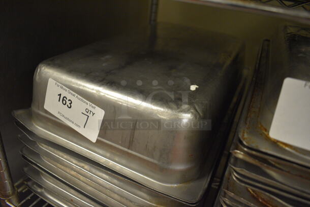 7 Stainless Steel Full Size Drop In Bins. 1/1x4. 7 Times Your Bid! - Image 2 of 2