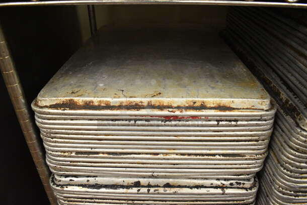 10 Metal Full Size Baking Pans. 18x26x1. 10 Times Your Bid! - Image 1 of 4