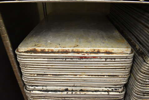 10 Metal Full Size Baking Pans. 18x26x1. 10 Times Your Bid!