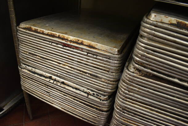 10 Metal Full Size Baking Pans. 18x26x1. 10 Times Your Bid! - Image 2 of 4