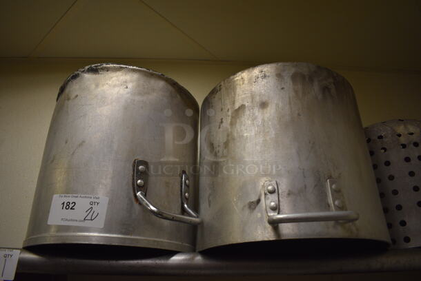 2 Metal Stock Pots. Includes 16x13x14. 2 Times Your Bid! - Image 1 of 2