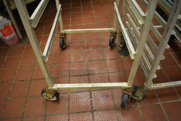 Metal Commercial Pan Transport Rack on Commercial Casters. 20.5x26x70 - Image 3 of 3