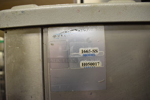 BEAUTIFUL! Manitowoc Model IYT0620A-161 Stainless Steel Commercial Air Cooled Ice Machine Head on Kloppenberg Model 1665-SS Stainless Steel Commercial Ice Bin. 115 Volts, 1 Phase. BUYER MUST REMOVE. 60x44x90. Unit Was Working When Restaurant Closed! - Image 6 of 8