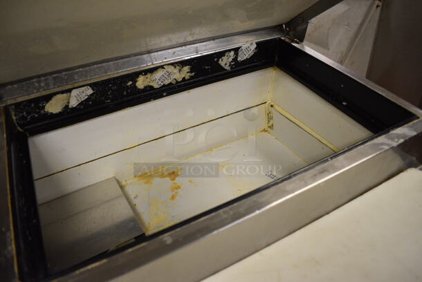 GREAT! True Model TPP-60D-2 Stainless Steel Commercial Pizza Prep Table w/ 2 Drawers and Door on Commercial Casters. 115 Volts, 1 Phase. 60x33x42. Unit Was Working When Restaurant Closed! - Image 6 of 8