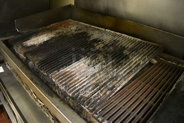 GREAT! Baker's Pride Model XX-10 Stainless Steel Commercial Countertop Gas Powered Charbroiler Grill. 58.5x33x19. Unit Was Working When Restaurant Closed! - Image 4 of 8