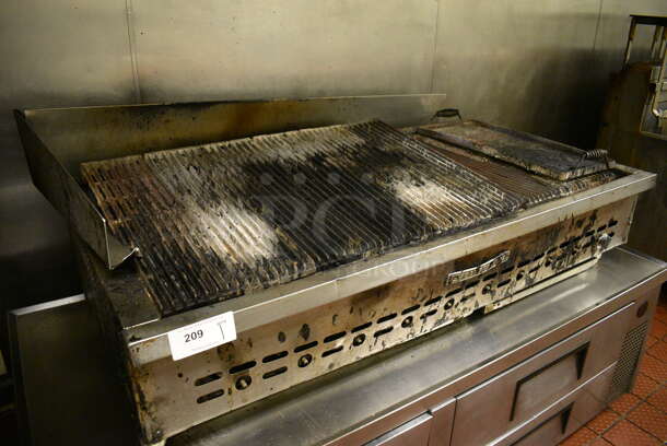 GREAT! Baker's Pride Model XX-10 Stainless Steel Commercial Countertop Gas Powered Charbroiler Grill. 58.5x33x19. Unit Was Working When Restaurant Closed! - Image 5 of 8