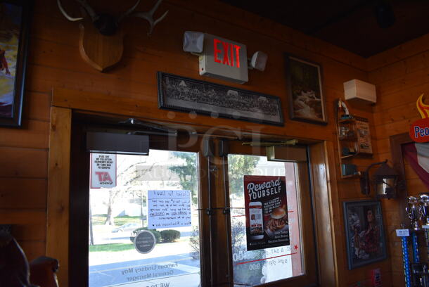 ALL ONE MONEY! Lot of Wall Decorations Including Canoe Picture, Antlers, River Picture and Shelf w/ Knickknacks. BUYER MUST REMOVE - Image 8 of 8