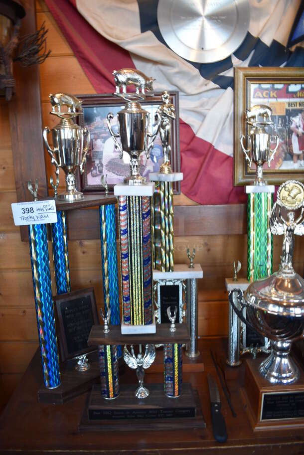 ALL ONE MONEY! Lot of Decorations Including Trophies. BUYER MUST REMOVE - Image 4 of 5