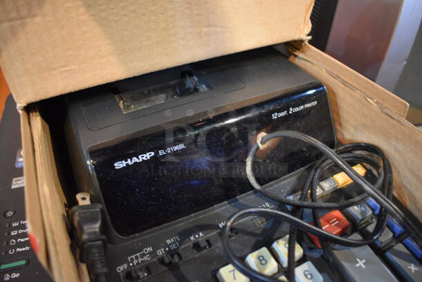 IN ORIGINAL BOX! Sharp Printing Calculator. 9x12x4 - Image 3 of 3