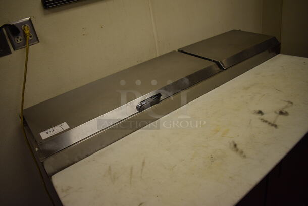 GREAT! 2006 True Model TPP-60D-2 Stainless Steel Commercial Pizza Prep Table w/ 2 Drawers and Door on Commercial Casters. 115 Volts, 1 Phase. 60x33x42. Unit Was Working When Restaurant Closed! - Image 5 of 10