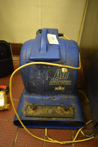 Windsor Blue Poly Air Mover Fan. 16x21x19. Unit Was Working When Restaurant Closed!