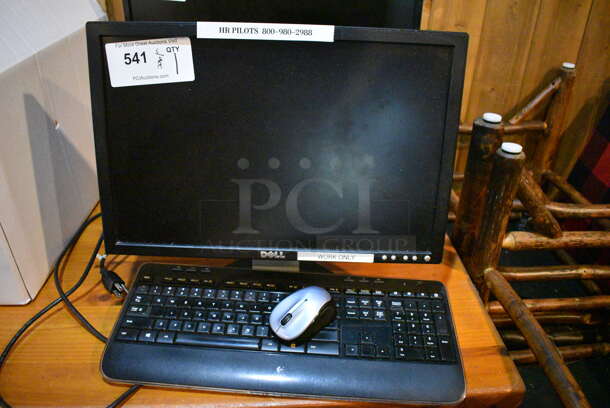 ALL ONE MONEY! Lot of Dell 14" Computer Monitor w/ Keyboard and Mouse! - Image 1 of 4