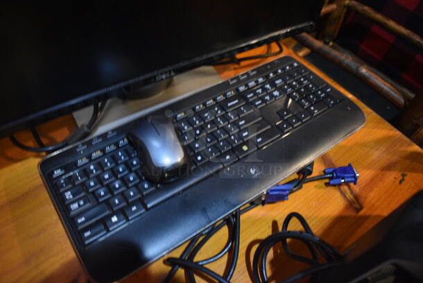 ALL ONE MONEY! Lot of Dell 17" Computer Monitor w/ Keyboard and Mouse! - Image 3 of 4