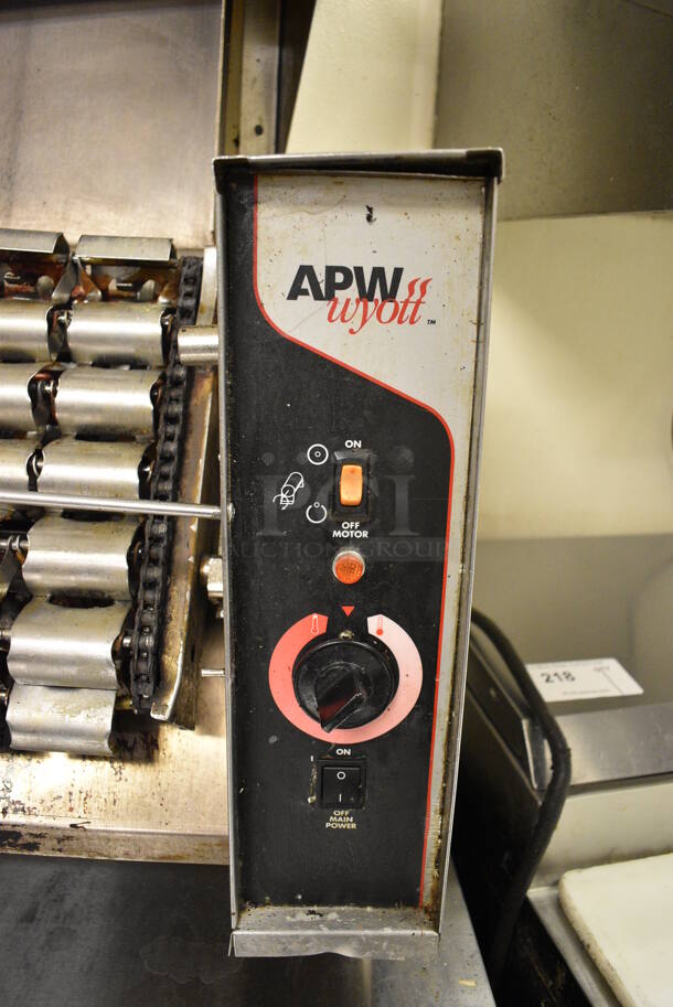NICE! APW Wyott Stainless Steel Commercial Countertop Electric Powered Bun Toaster. 24.5x13x30. Unit Was Working When Restaurant Closed! - Image 3 of 6