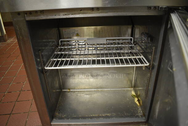 NICE! Avantco Stainless Steel Commercial Single Door Undercounter Cooler on Commercial Casters. 115 Volts, 1 Phase. 27x29.5x35.5. Unit Was Working When Restaurant Closed! - Image 4 of 5