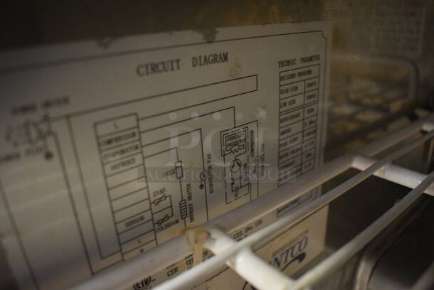 NICE! Avantco Stainless Steel Commercial Single Door Undercounter Cooler on Commercial Casters. 115 Volts, 1 Phase. 27x29.5x35.5. Unit Was Working When Restaurant Closed! - Image 5 of 5