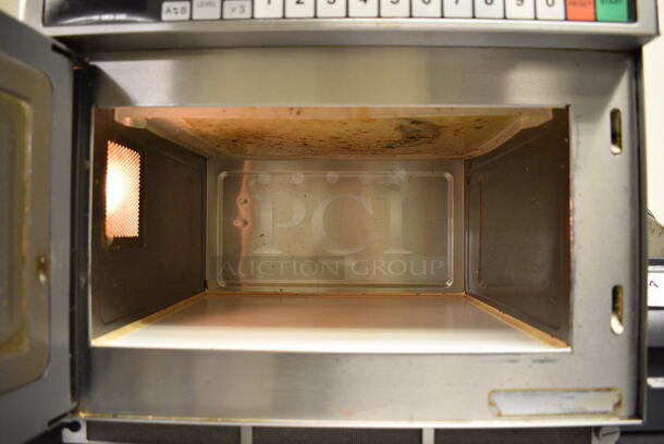 Panasonic Model NE-1757R Stainless Steel Commercial Countertop Microwave Oven. 208/230 Volts, 1 Phase. 16.5x21.5x13.5. Unit Was Working When Restaurant Closed! - Image 3 of 6