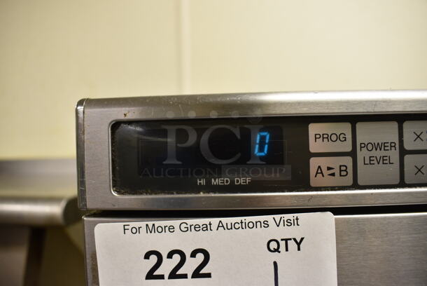 Panasonic Model NE-1757R Stainless Steel Commercial Countertop Microwave Oven. 208/230 Volts, 1 Phase. 16.5x21.5x13.5. Unit Was Working When Restaurant Closed! - Image 5 of 6