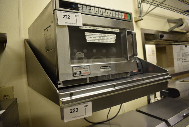 Stainless Steel Commercial Wall Mount Shelf. BUYER MUST REMOVE. 24x24x12 - Image 1 of 4