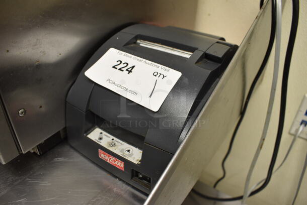Epson Receipt Printer. 6x10x6 - Image 2 of 4