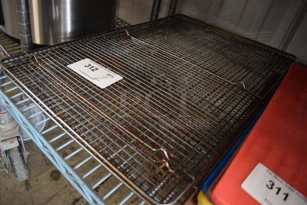 2 Metal Cooling / Strainer Racks. 16x24x1. 2 Times Your Bid!