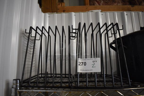 2 Black Countertop Cutting Board Holders. 12x9x10. 2 Times Your Bid! - Image 1 of 2