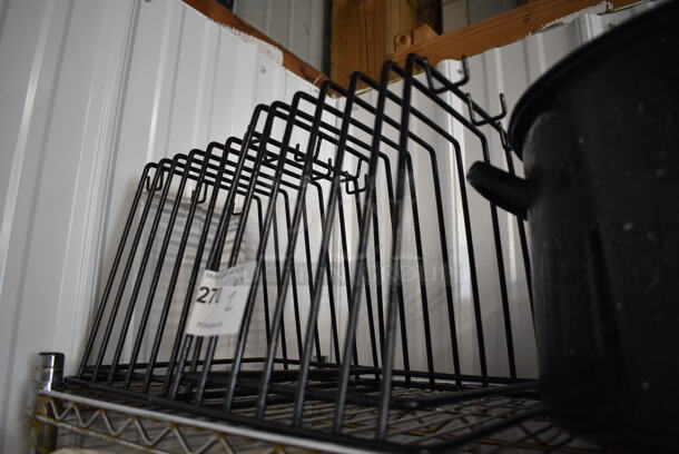 2 Black Countertop Cutting Board Holders. 12x9x10. 2 Times Your Bid! - Image 2 of 2