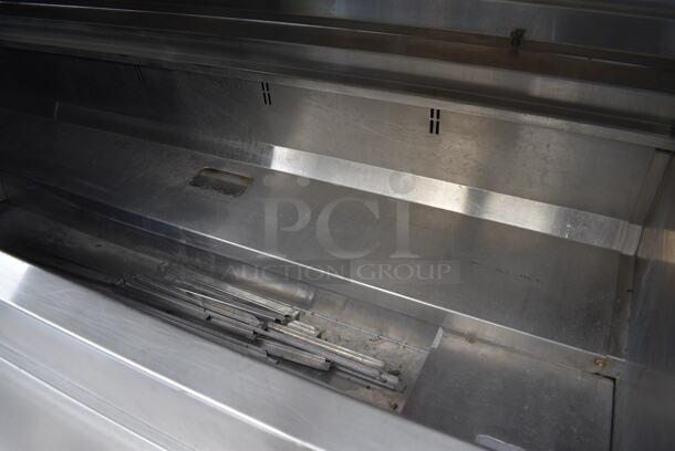 WOW! 2009 Randell Model PH120E3 Stainless Steel Commercial Prep Table Bain Marie Mega Top w/ 3 Lids and 4 Doors. 115 Volts, 1 Phase. 120x40x54.5. Tested and Does Not Power On - Image 5 of 10