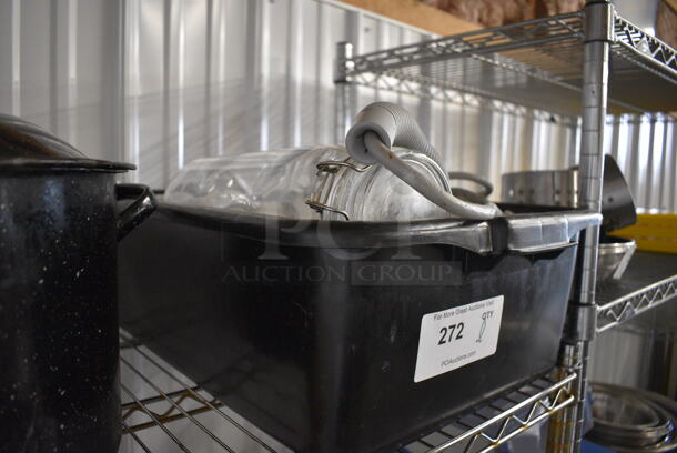 ALL ONE MONEY! Lot of Various Items Including Jar in Black Poly Bus Bin! - Image 2 of 3