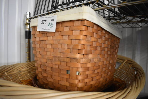 5 Various Baskets. Includes 28x21x10. 5 Times Your Bid! - Image 2 of 3